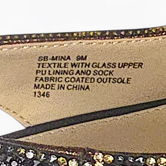 NEW Betsey Johnson Jovi Leopard Rhinestone Design Slingback Heels size - Picture 9 of 13